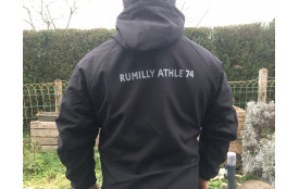 Veste soft shell à capuche