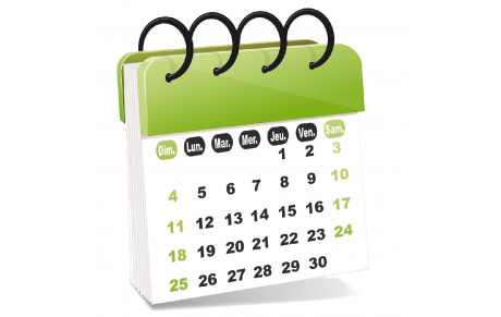 Calendrier prévisionnel des compétitions